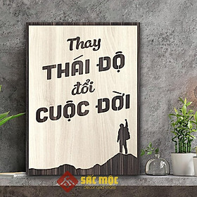 Mua Tranh tạo động lực TDL009 - Thay thái độ đổi cuộc đời