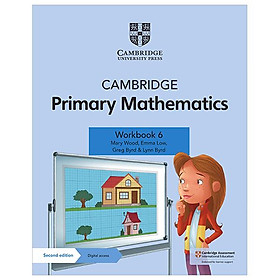 Sách ngoại văn: Cambridge Primary Mathematics - Workbook 6 With Digital Access (1 Year) (2nd Edition)