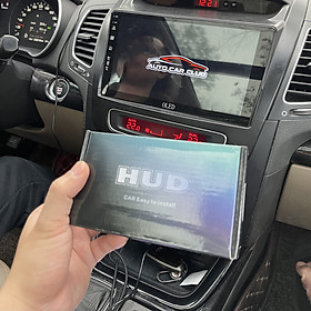 Bộ HUD Ô tô V8 Công nghệ GPS Hiển Thị Tốc Độ nguồn USB Lên Trên Kính Lái Giá Rẻ đơn giản không gây mất tập trung