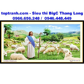 Mua Tranh thêu chữ thập chúa Jessu chăn chiên LV3504 chưa thêu
