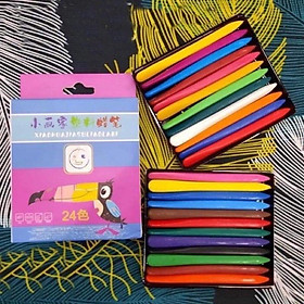Mua BỘ SÁP MÀU HỮU CƠ 24 CÂY CHO BÉ