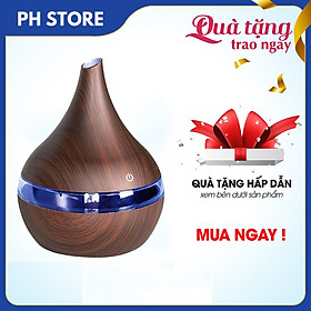 Mua Máy Xông Tinh Dầu  Có Đèn LED 7 Màu Thay Đèn Ngủ  Siêu Âm Phun Sương Tạo Ẩm  Khuếch Tán Tinh Dầu Cao Cấp  Hình Giọt Nước