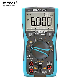 Mua Đồng hồ vạn năng Zoyi ZT-Y1 kỹ thuật số  màn hình True-RMS Analog  máy đo dòng điện  vôn kế  tụ điện  nhiệt độ - Hàng chính hãng