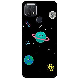 Ốp lưng dành cho Oppo A54 - A74 - A94 - A15 / A15s mẫu Hành Tinh Nền Đen