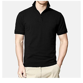 Áo thun Polo trơn nam có cổ Phúc An 2033 có size lớn (over size)