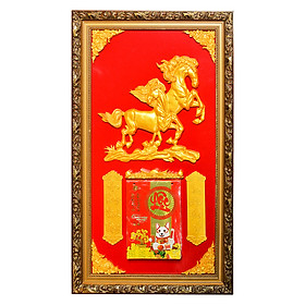 Lịch gỗ phù điêu Mã Đáo Thành Công - SK008