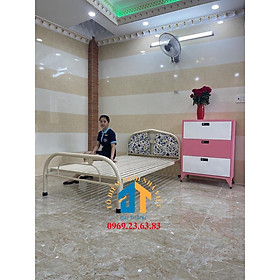 Giường sắt giá rẻ kiểu mới 1m6x2m