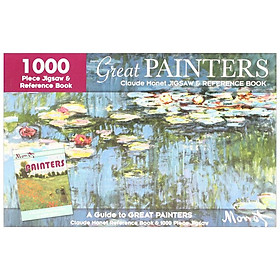 1000 Piece Jigsaw & Reference Book: Great Painters Claude Monet