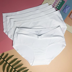Quần lót nữ Su đúc Thun lạnh Không đường may - Hàng loại 1 cao cấp - [Tặng kèm túi zip du lịch nhỏ xinh 10x15cm tiện lợi khi mua bộ 10 quần]