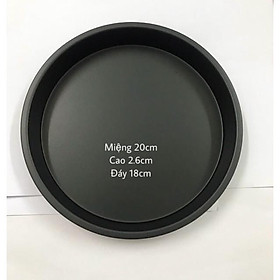 Khuôn bánh pizza 7-8-9 inch miệng 20-23-24.5cm