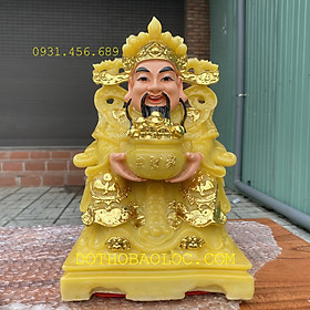 Tượng Ông Thần Tiên đá Việt Nam cao 25cm – Vàng