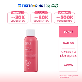 Cocayhoala Toner đậu đỏ 150ml