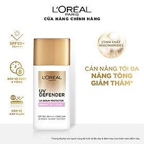 Kem chống nắng mịn nhẹ bảo vệ da chống lão hóa L’Oreal Paris UV Defender 50ml