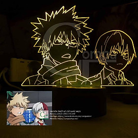 Mua Đèn Ngủ My Hero Academia Todoroki Shoto x Bakugo Katsuki AMHA9907 16 MÀU TUỲ CHỈNH