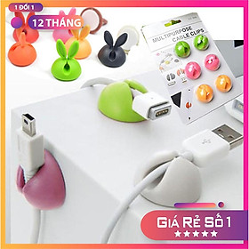 Mua Bộ 6 Nút Cao Su Silicon Giữ Cáp  Dây Sạc USB Và Tai Nghe Cố Định