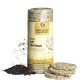 Bánh ăn kiêng, tập GYM gạo lứt GUfoods - có 3 lựa chọn yến mạch, huyết rồng, tím than (165g)