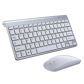 Mini Wireless Keyboard Mouse Set Waterproof 2.4G for  PC Laptop