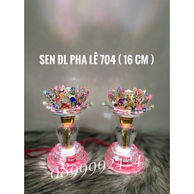 Mua ĐÈN THỜ PHA LÊ CAO CẤP 704 ( 16 cm ) 1 CẶP