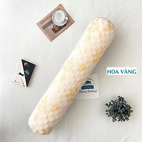 Mua Gối ôm cao su nhân tạo cao cấp đàn hồi  thoáng khí  chống nóng bí  thiết kế dạng vân massage tạo cảm giác thoải mái cho người dùng (Kèm vỏ gối tháo rời được)
