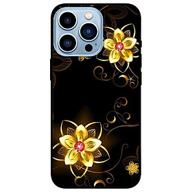 Ốp lưng dành cho Iphone 13 Mini - Iphone 13 - Iphone 13 Pro -  Iphone 13 Pro Max - Họa Tiết Hoa Vàng