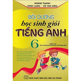 Hình ảnh Sách - Bồi Dưỡng Học Sinh Giỏi Tiếng Anh Lớp 6 ( Biên Soạn Theo Chương Trình GDPT Mới )