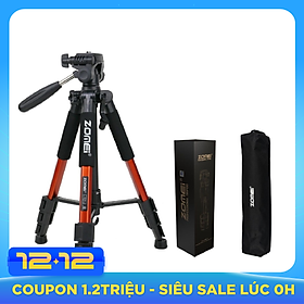 Chân Máy Ảnh Tripod, Máy Quay Phim, Máy Ảnh Chuyên Nghiệp ZOMEI Q111 - Hàng Nhập Khẩu