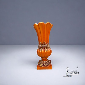 Bình Gốm Lọ Hoa Sơn Màu 13x30cm