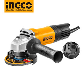 Máy mài góc cầm tay INGCO AG900282 đường kính 100mm công suất 900W công tắc ở đuôi.