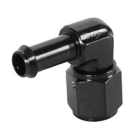 Aluminum 6AN  Female Swivel Barb Fitting 90 Degree Adapter  to 9.5mm