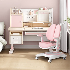 Mua Bàn học chống gù chống cận thông minh có kệ sách trẻ em S03 gỗ cao cấp