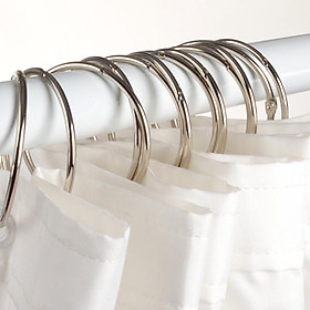 Mua KHOEN INOX TREO RÈM PHÒNG TẮM / CỬA SỔ 50~55mm - 12 KHOEN TRÒN ( LOẠI 1 )
