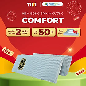 Nệm bông ép Kim Cương EUFIBER COMFORT - 160x200 - 9cm