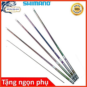 Cần câu tay Shimano 5H 3m6 4m5 5m4 6m3 tặng kèm ngọn phụ