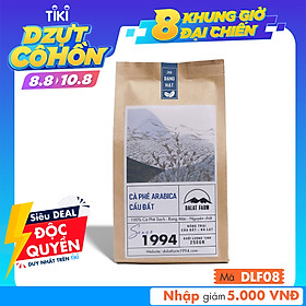Cà phê hạt Arabica Cầu Đất rang xay mộc nguyên chất - Túi 250Gr (Dạng Hạt)