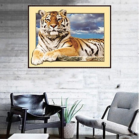 DIY 5D Diamond Painting Embroidery Cross Stitch Animals Tiger Rhinestone Pictures