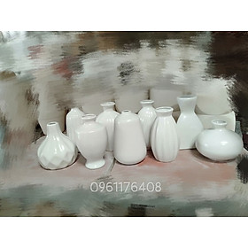 Mua Set 3 lọ hoa mini decor trang trí sứ Bát Tràng