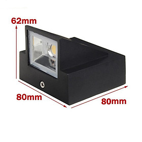 Đèn vách Led trang trí treo tường gắn tường ngoài trời ánh sáng vàng