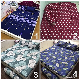 Mua Combo Ga Chun Kèm Vỏ Gối Poly Cottong (Chat chọn mẫu)