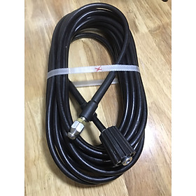 Thông tắc cống - Dây thông tắc vệ sinh bằng máy rửa xe mini gia đình - Chiều dài 10m