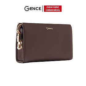 Ví Cầm Tay Nam Chính Hãng GENCE RB12 Da Bò Khóa Vân Tay Khóa Số Cao Cấp Màu Đen
