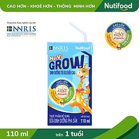 Thùng 48 hộp Sữa Bột Pha Sẵn NUVI GROW 110ml