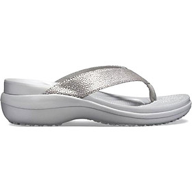 Dép Kẹp Thời Trang Nữ Crocs Màu Xám 205782-00N