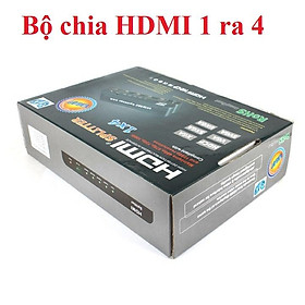 Bộ chia HDMI 1 ra 4 hỗ trợ 4Kx2K mẫu mới băng thông