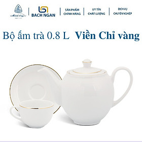 Mua Bộ trà 0.8 L - Camellia - Chỉ Vàng