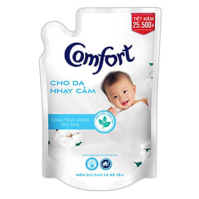 Nước Xả Vải Comfort Cho Da Nhạy Cảm (1.6L/Túi) - Phù Hợp Với Làn Da Em Bé (Giao mẫu ngẫu nhiên)