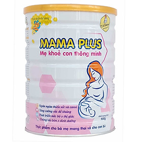 Sữa bột Mama Plus cho mẹ mang thai và cho con bú 900g Sunbaby SBTC2019