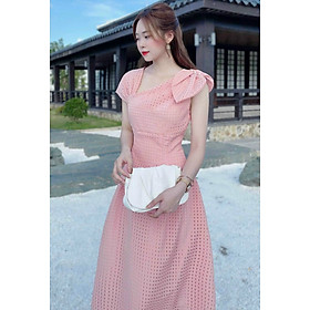 ĐẦM NỮ DÁNG DÀI CỔ NƠ SANG CHẢNH DỄ THƯƠNG ĐẦY PHONG CÁCH