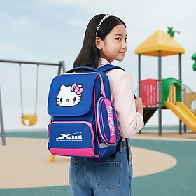 Balo học sinh nữ Xbags Pretty cao cấp – Balo học sinh tiểu học nhiều ngăn tiện lợi, họa tiết dễ thương xinh xắn XB3118