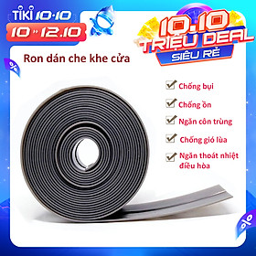 Ron Dán Che Khe Cửa ,Chân Cửa Chống Gió Lùa , Chống Ồn , Bụi Bẩn, Ngăn Côn Trùng Chính Hãng 3M - Cuộn Dài 5m