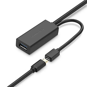 Mua Ugreen UG20826US175TK 5M màu Đen Cáp tín hiệu nối dài USB 3.0 hỗ trợ nguồn MICRO USB - HÀNG CHÍNH HÃNG